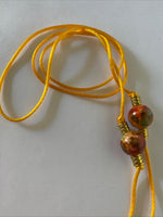 Silk Cord Yellow Eyeglass Spectacle Sunglass Chain Cord holder Secure Lightweight