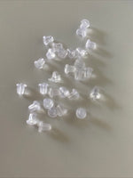 Earring Silicone Backing replacements for Pierced, Hook or stud    Pack of  30