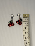 Cherrie's Charm Clip-On, European, KeyRing, Zipper Pull, Handbag Dangle,Bracelet