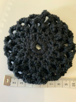 Crochet Hair Bun for Dance, Ballet, Horse Riding - Handmade- BLACK