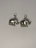 Elephant Charm Clip-On, European, KeyRing, Zipper Pull, Handbag Dangle,Bracelet