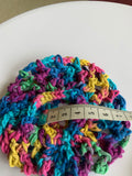 Crochet Hair Bun for Dance, Ballet, Horse Riding - Handmade- Multi - Coloured